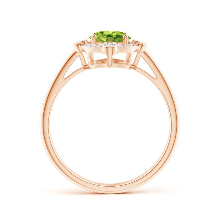 AAA - Peridot / 1.49 CT / 14 KT Rose Gold