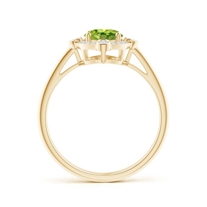 AAA - Peridot / 1.49 CT / 14 KT Yellow Gold