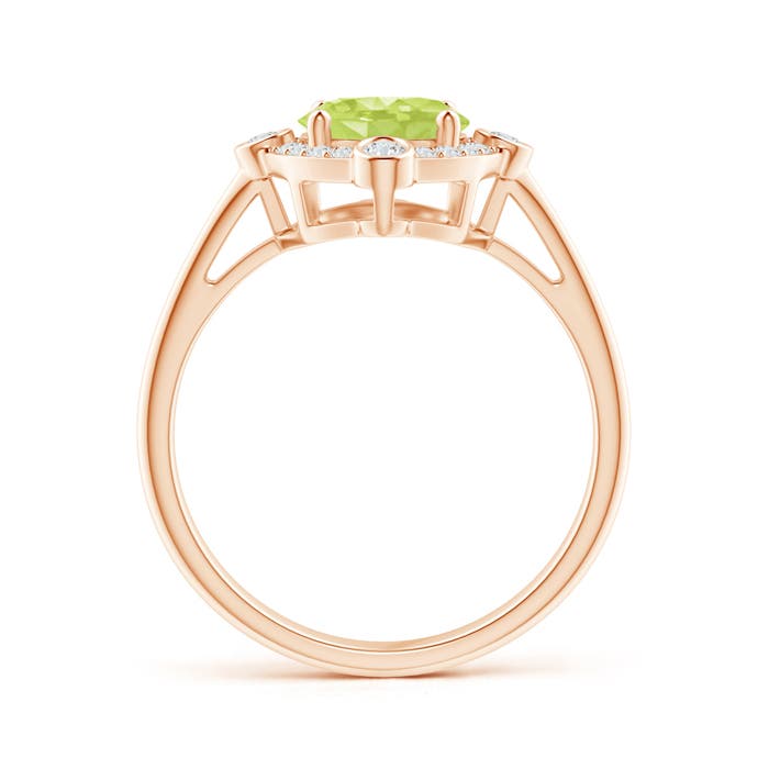 A - Peridot / 2.04 CT / 14 KT Rose Gold