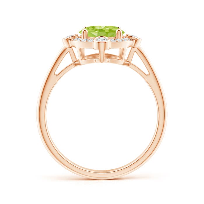 AA - Peridot / 2.04 CT / 14 KT Rose Gold