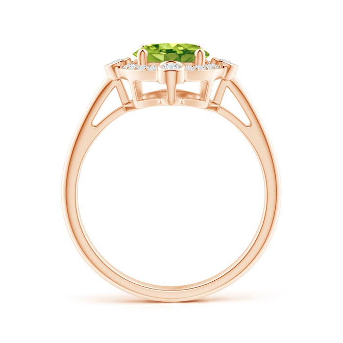 AAA - Peridot / 2.04 CT / 14 KT Rose Gold