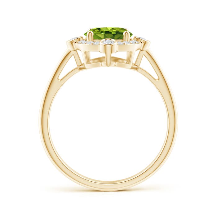 AAAA - Peridot / 2.04 CT / 14 KT Yellow Gold