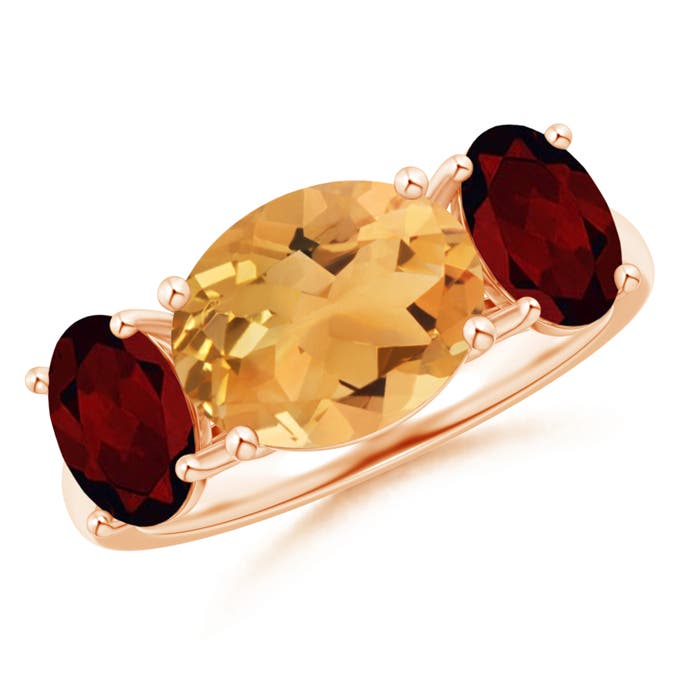 A - Citrine / 4.3 CT / 14 KT Rose Gold