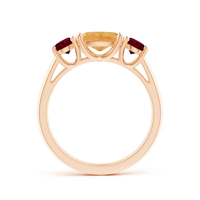 A - Citrine / 2 CT / 14 KT Rose Gold