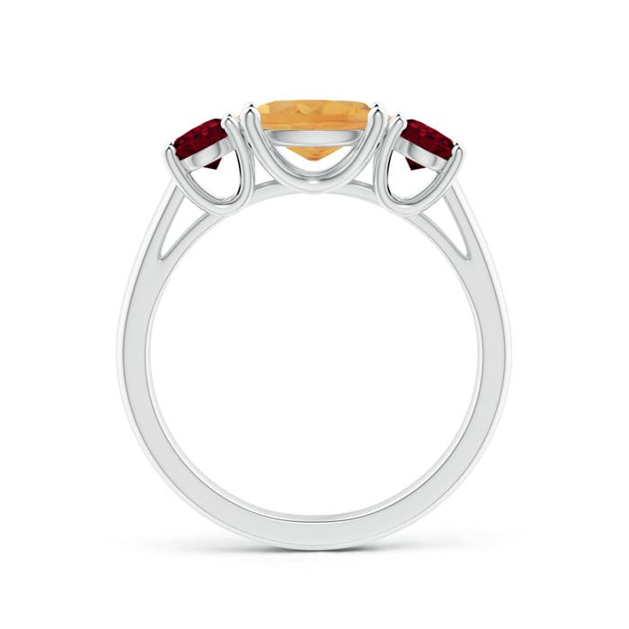 A - Citrine / 2 CT / 14 KT White Gold