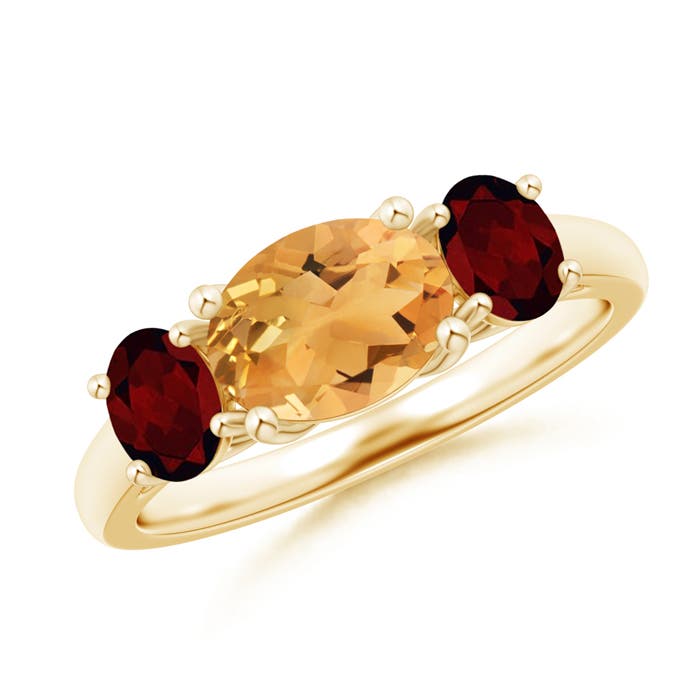 A - Citrine / 2 CT / 14 KT Yellow Gold