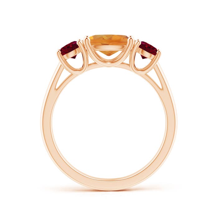 AA - Citrine / 2 CT / 14 KT Rose Gold