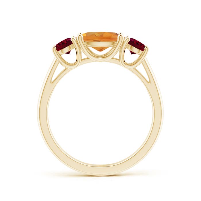 AA - Citrine / 2 CT / 14 KT Yellow Gold