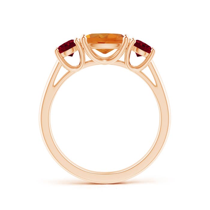 AAA - Citrine / 2 CT / 14 KT Rose Gold