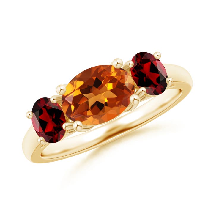 AAAA - Citrine / 2 CT / 14 KT Yellow Gold