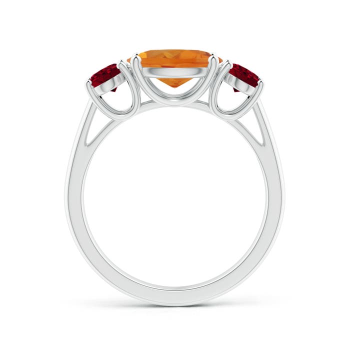 AAA - Citrine / 2.75 CT / 14 KT White Gold