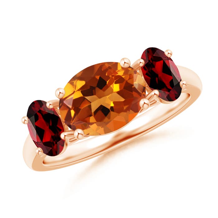 AAAA - Citrine / 2.75 CT / 14 KT Rose Gold