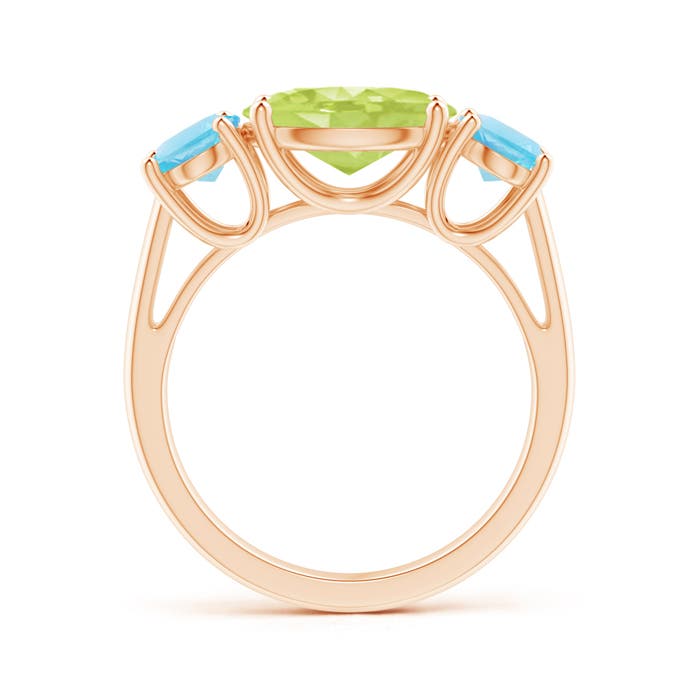 A - Peridot / 4.5 CT / 14 KT Rose Gold