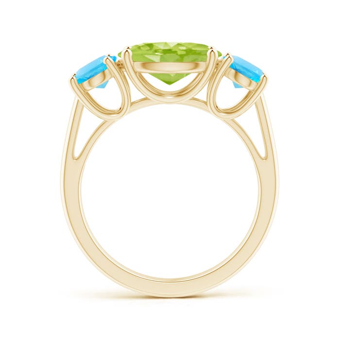 AA - Peridot / 4.5 CT / 14 KT Yellow Gold