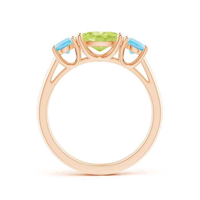 A - Peridot / 2.09 CT / 14 KT Rose Gold