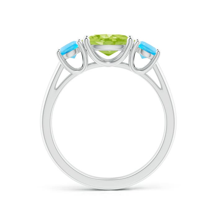 AA - Peridot / 2.09 CT / 14 KT White Gold