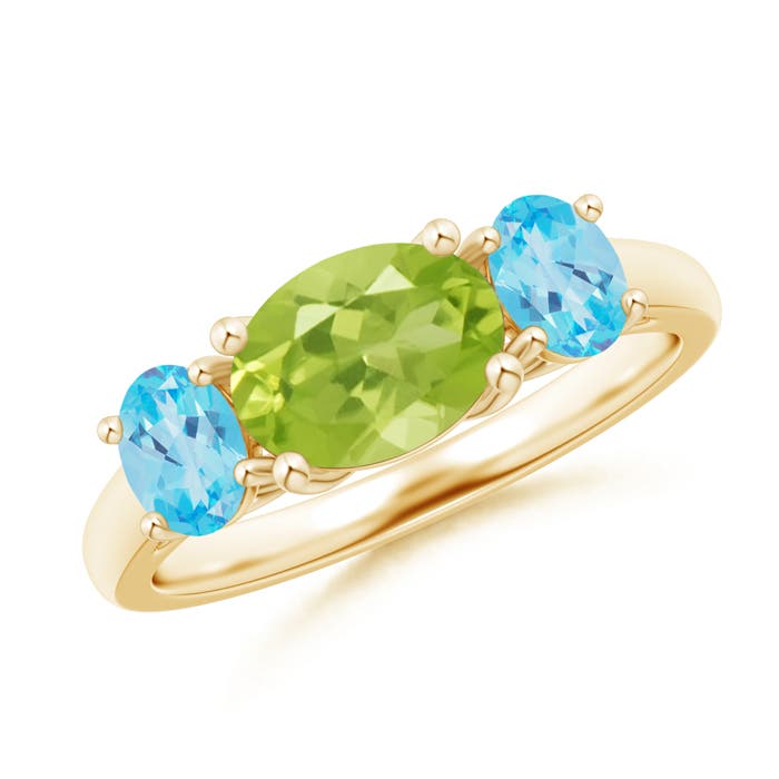 AA - Peridot / 2.09 CT / 14 KT Yellow Gold