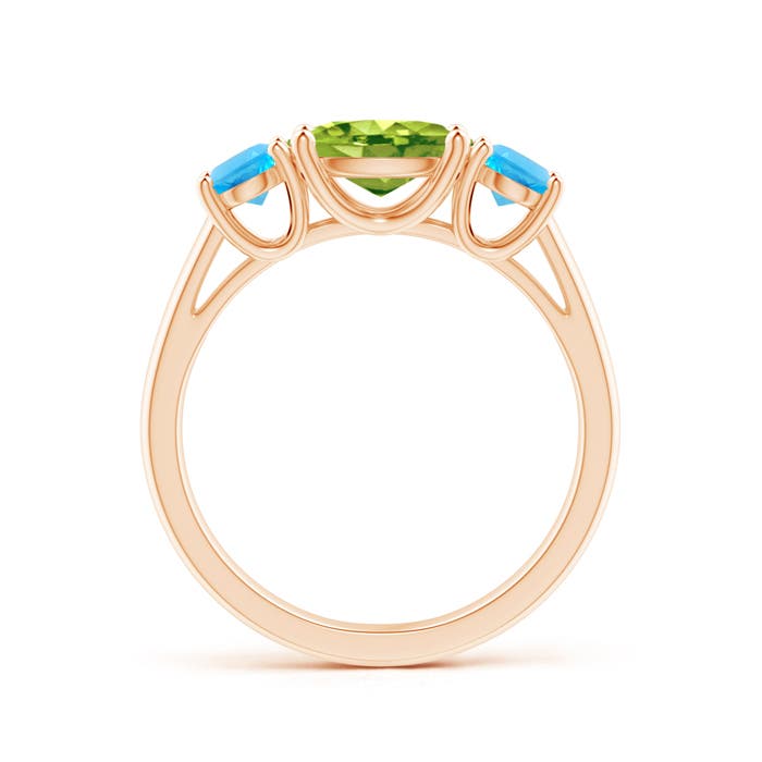 AAA - Peridot / 2.09 CT / 14 KT Rose Gold