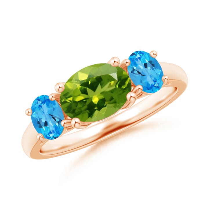 AAAA - Peridot / 2.09 CT / 14 KT Rose Gold