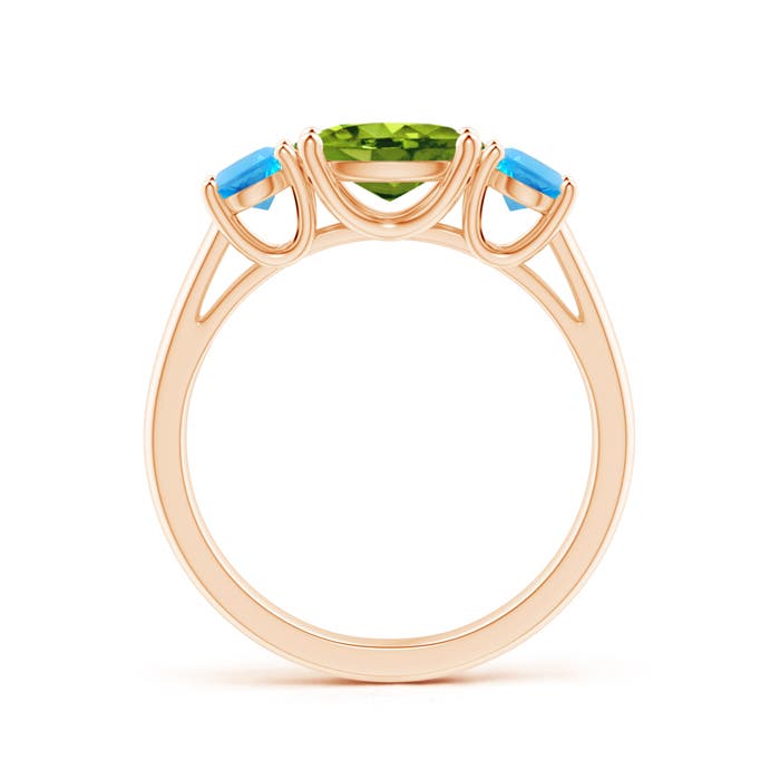 AAAA - Peridot / 2.09 CT / 14 KT Rose Gold