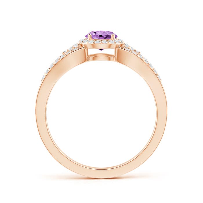 A - Amethyst / 0.74 CT / 14 KT Rose Gold