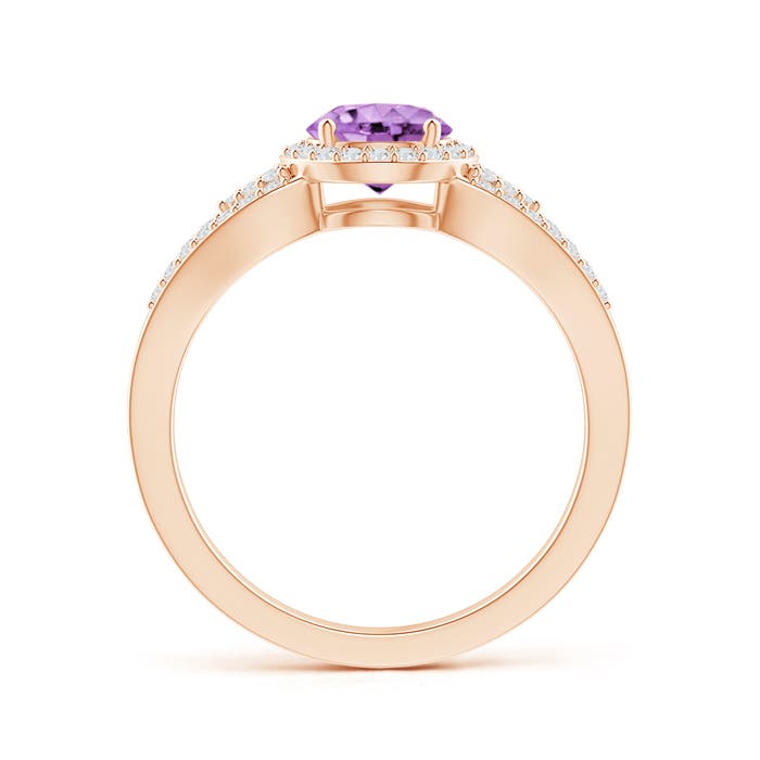 A - Amethyst / 1.1 CT / 14 KT Rose Gold