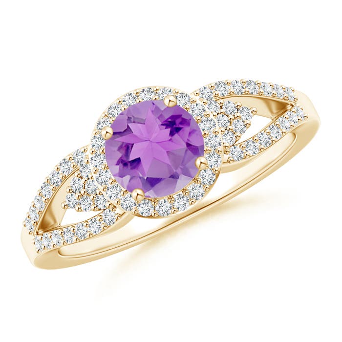 A - Amethyst / 1.1 CT / 14 KT Yellow Gold