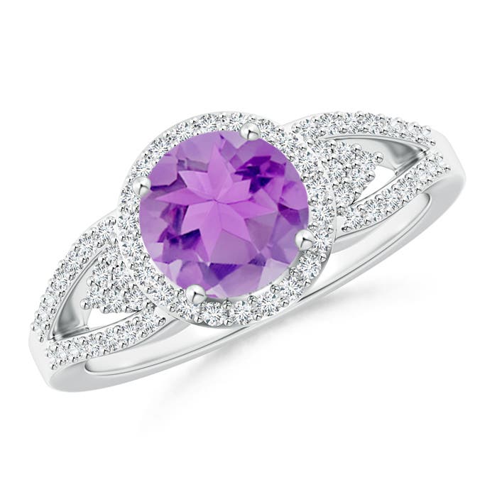 A - Amethyst / 1.46 CT / 14 KT White Gold