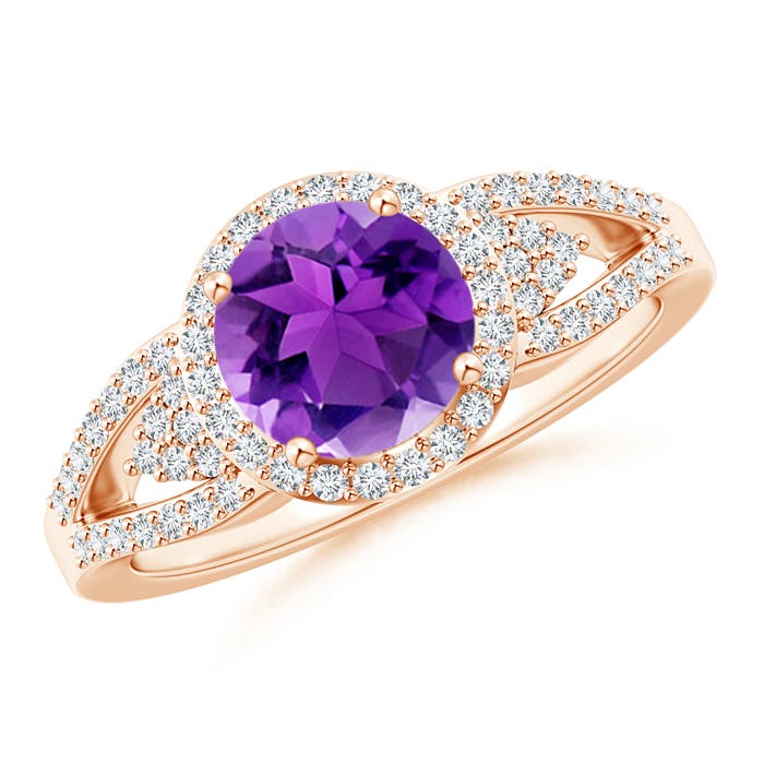 AAA - Amethyst / 1.46 CT / 14 KT Rose Gold