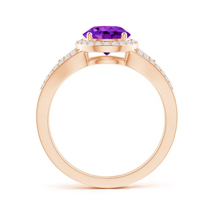 AAA - Amethyst / 1.46 CT / 14 KT Rose Gold