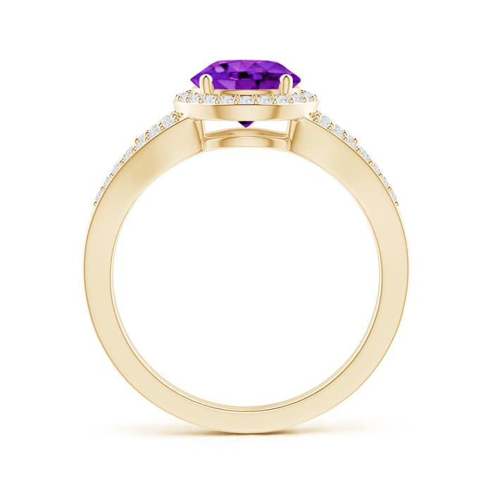 AAA - Amethyst / 1.46 CT / 14 KT Yellow Gold