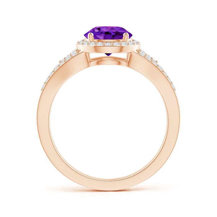 AAAA - Amethyst / 1.46 CT / 14 KT Rose Gold