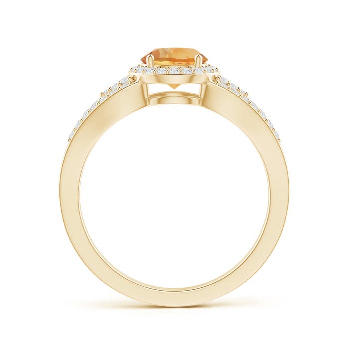 A - Citrine / 1 CT / 14 KT Yellow Gold