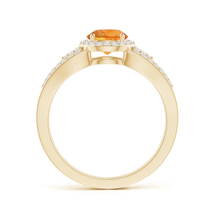 AAA - Citrine / 1 CT / 14 KT Yellow Gold