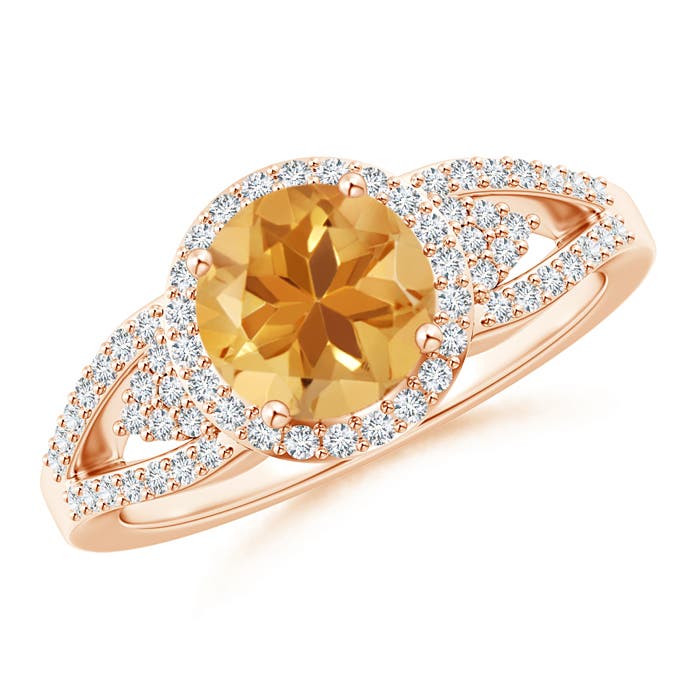 A - Citrine / 1.56 CT / 14 KT Rose Gold