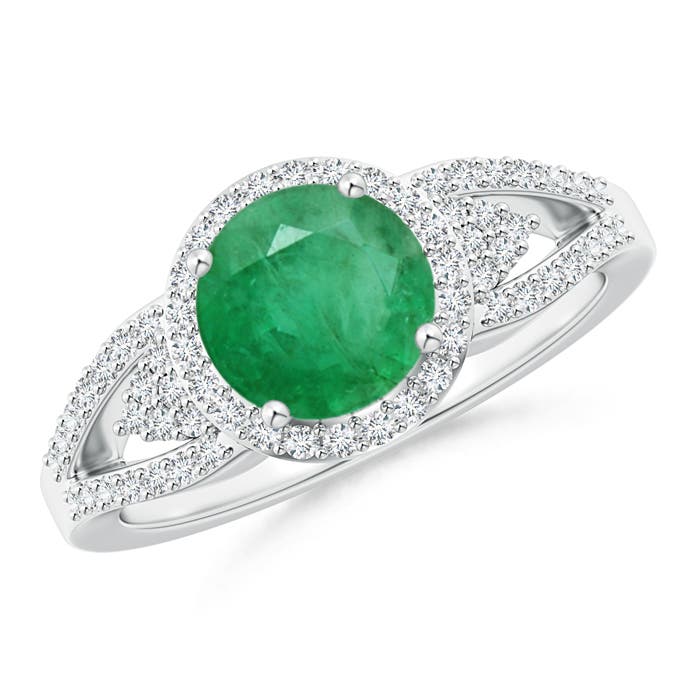 A - Emerald / 1.51 CT / 14 KT White Gold