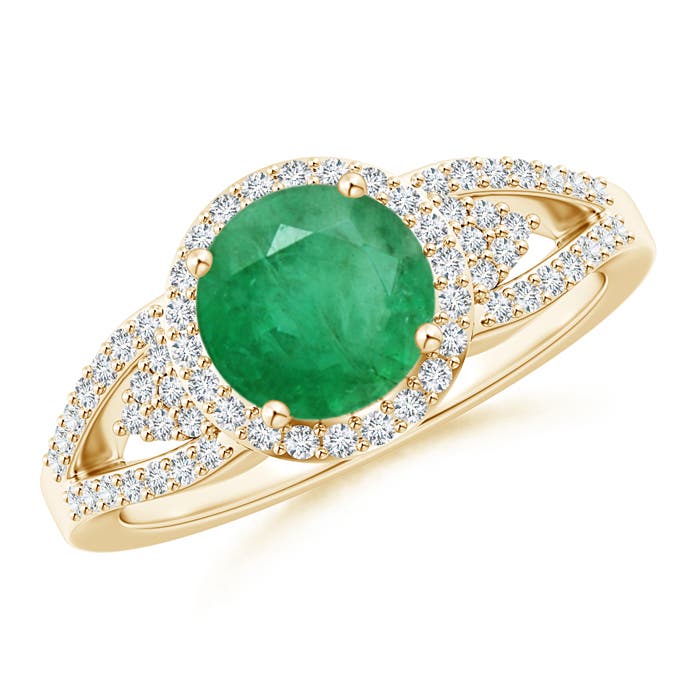 A - Emerald / 1.51 CT / 14 KT Yellow Gold