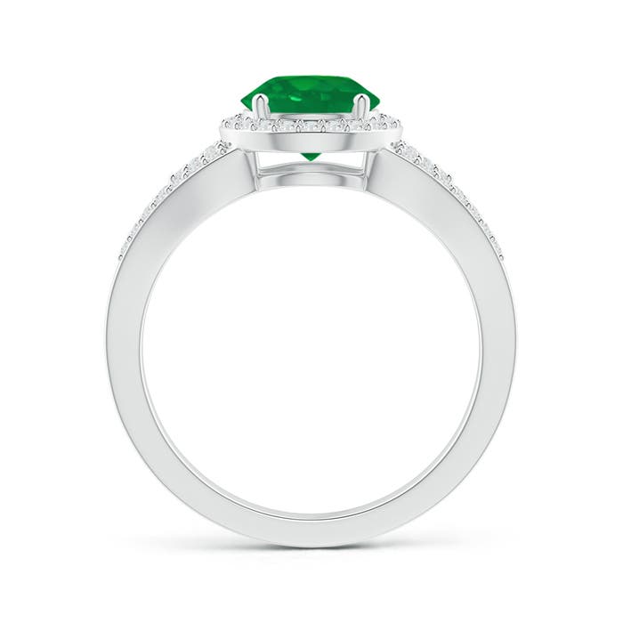 AA - Emerald / 1.51 CT / 14 KT White Gold