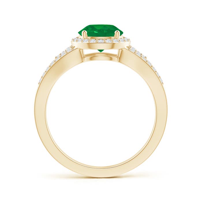 AA - Emerald / 1.51 CT / 14 KT Yellow Gold