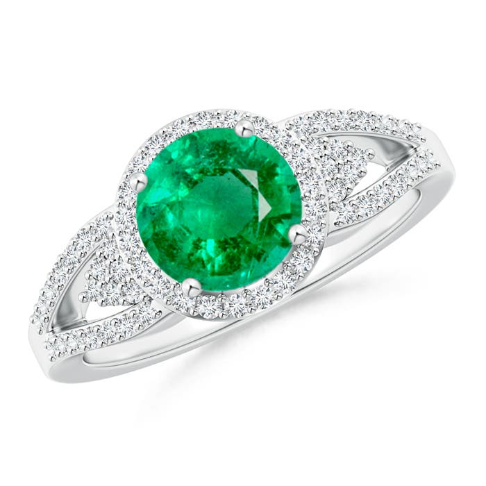 AAA - Emerald / 1.51 CT / 14 KT White Gold