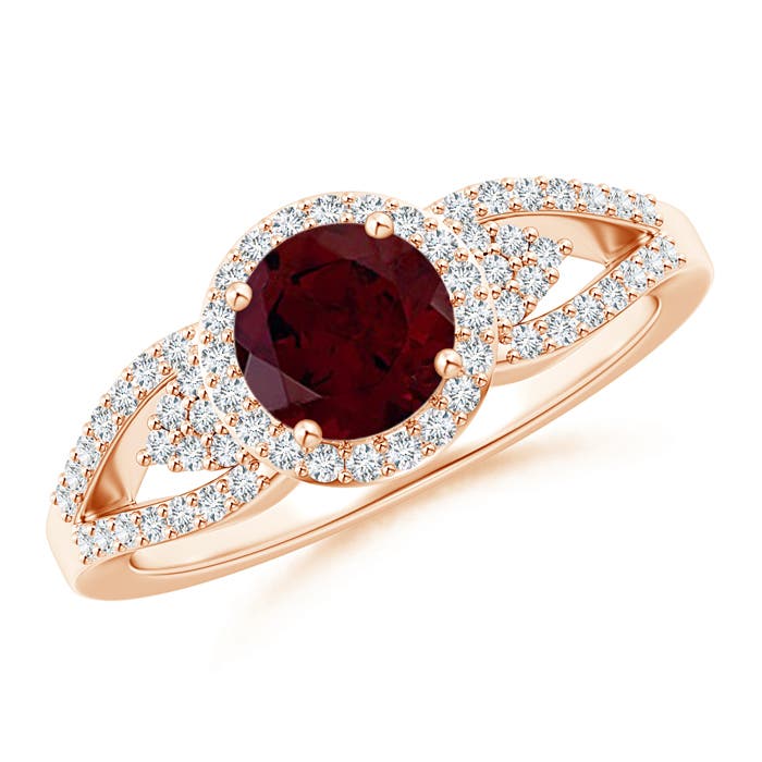 A - Garnet / 1.3 CT / 14 KT Rose Gold