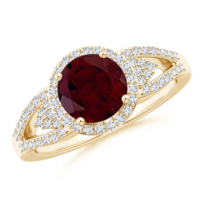 A - Garnet / 1.81 CT / 14 KT Yellow Gold