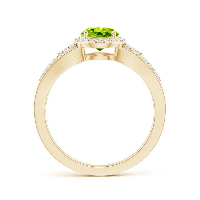 AAA - Peridot / 1.25 CT / 14 KT Yellow Gold