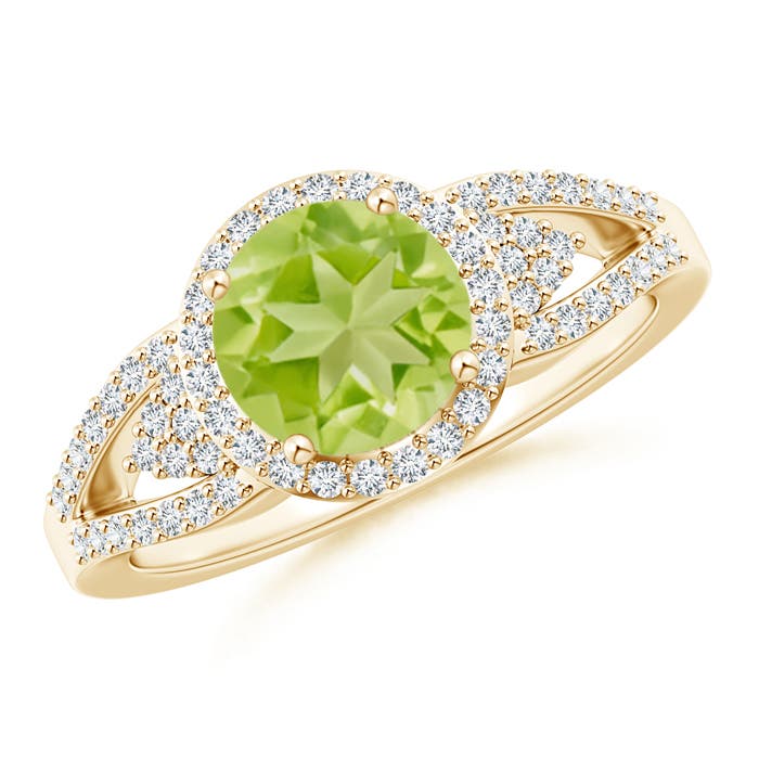 AA - Peridot / 1.71 CT / 14 KT Yellow Gold