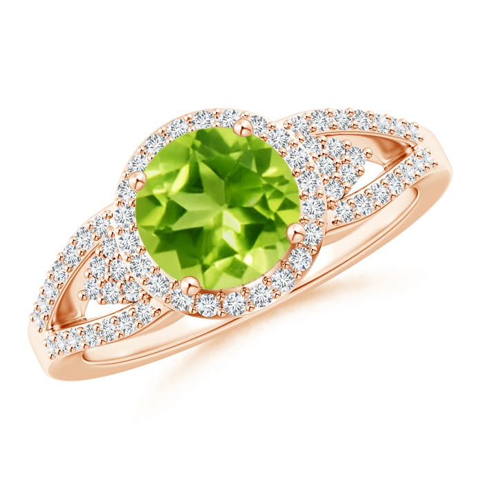 AAA - Peridot / 1.71 CT / 14 KT Rose Gold