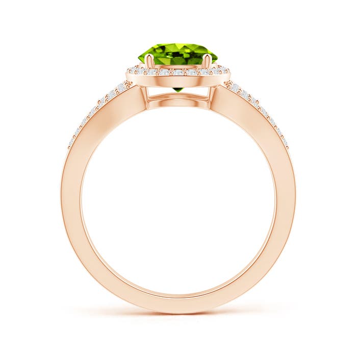 AAAA - Peridot / 1.71 CT / 14 KT Rose Gold