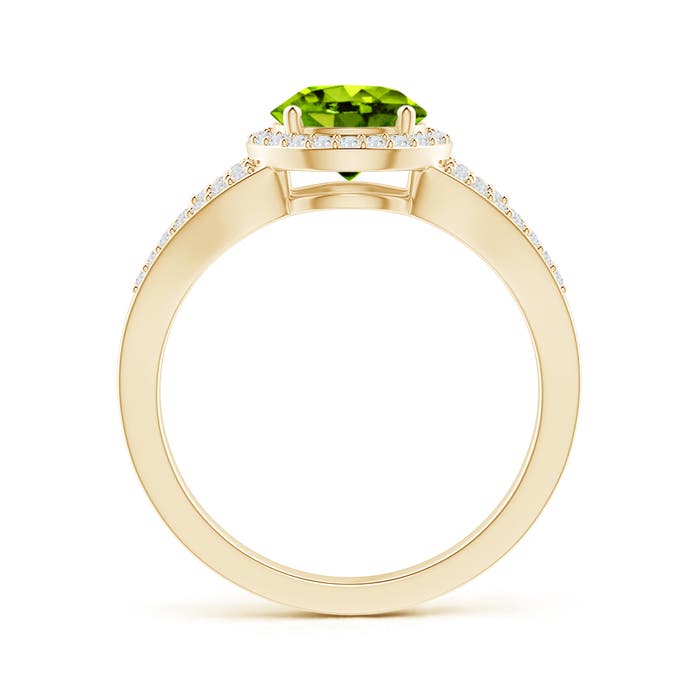 AAAA - Peridot / 1.71 CT / 14 KT Yellow Gold