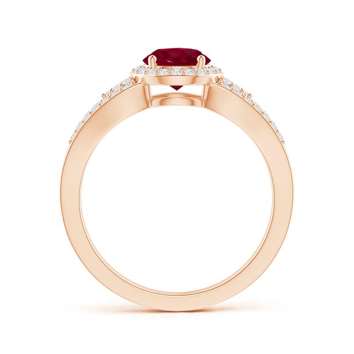 A - Ruby / 1.3 CT / 14 KT Rose Gold