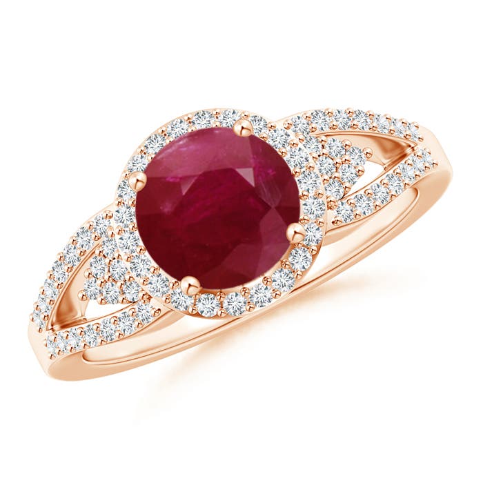 A - Ruby / 1.71 CT / 14 KT Rose Gold