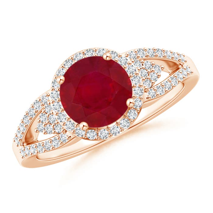 AA - Ruby / 1.71 CT / 14 KT Rose Gold